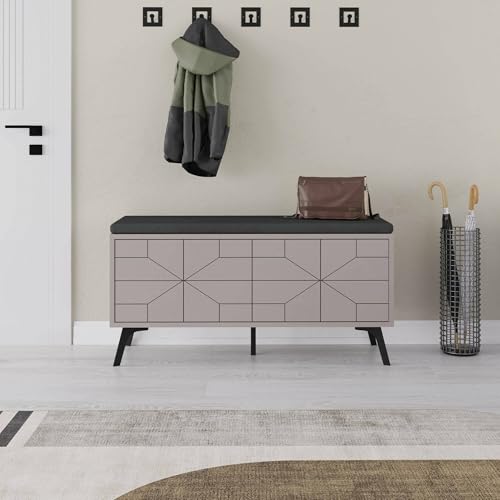 Dmora - Schuhschrank Majoris, Schuhregal, Mehrzweck-Eingangsgarderobe, Möbel für Schuhe, 107x35 h55 cm, Beige Dmora - Schuhschrank Majoris, Schuhregal, Mehrzweck-Eingangsgarderobe, Möbel für Schuhe, 107x35 h55 cm, Beige