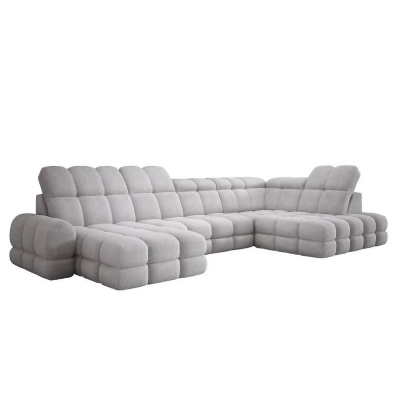 DomoHome ECKSOFA Silbereichen