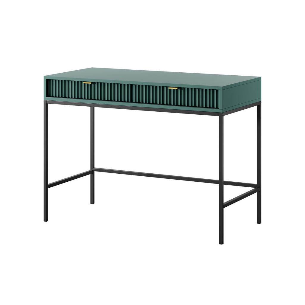 DomoHome SCHMINKTISCH Jadegrün, Schwarz