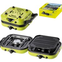 Doppel-Campingkocher DUAL COMPACT + GRILL von MEVA
