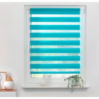 Doppelrollo Duo blau B/L: ca. 80x200 cm von LICHTBLICK