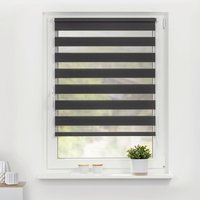 Doppelrollo Duo anthrazit B/L: ca. 60x150 cm von LICHTBLICK