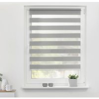 Doppelrollo Duo grau B/L: ca. 50x150 cm von LICHTBLICK