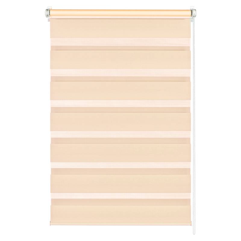 Doppelrollo 'EasyFix' creme 90 x 220 cm