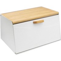 Doppelseitiger Brotkasten aus Stahl und Holz BRUNBESTE BB-2678
