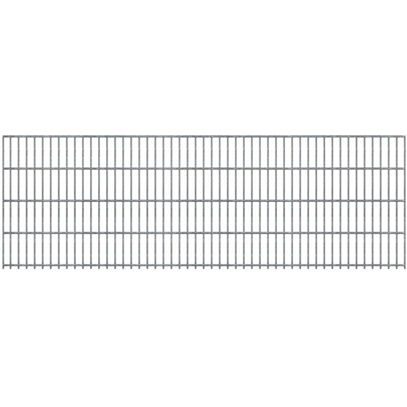 Doppelstabmatte 6/5/6 mm Zink 250 cm x 83 cm