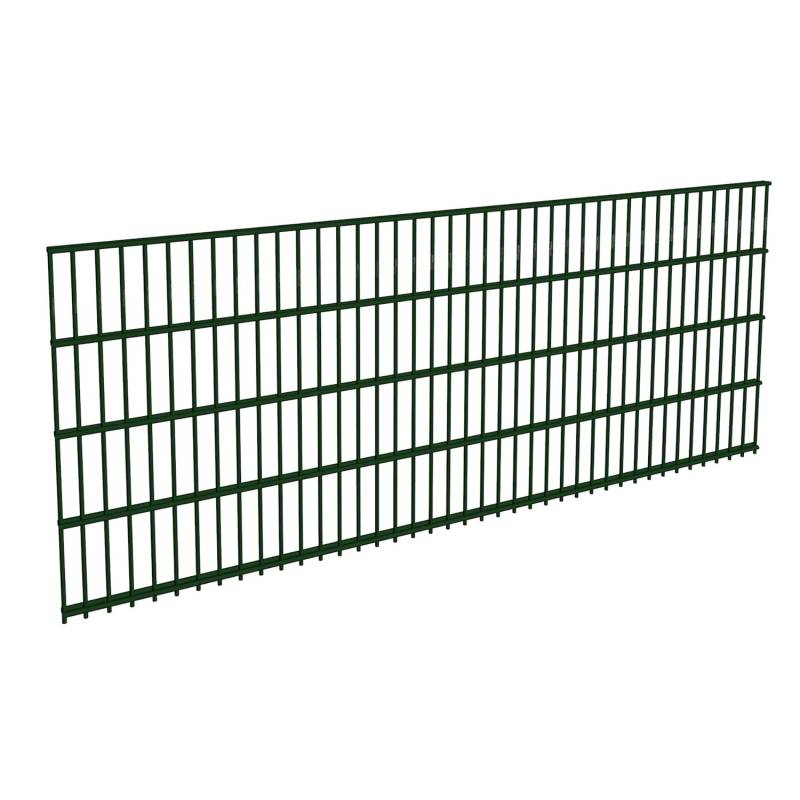 Doppelstabmatte Basic 83 cm x 200 cm Moosgrün