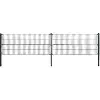 Doppelstabmattenzaun »MORATA«, 160 cm x 20 m , Anthrazit - grau