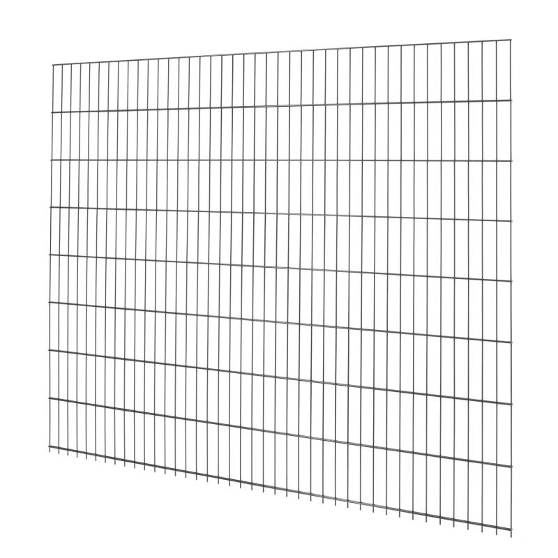 Doppelstabmattenzaun Metall 163 cm x 201 cm Anthrazit