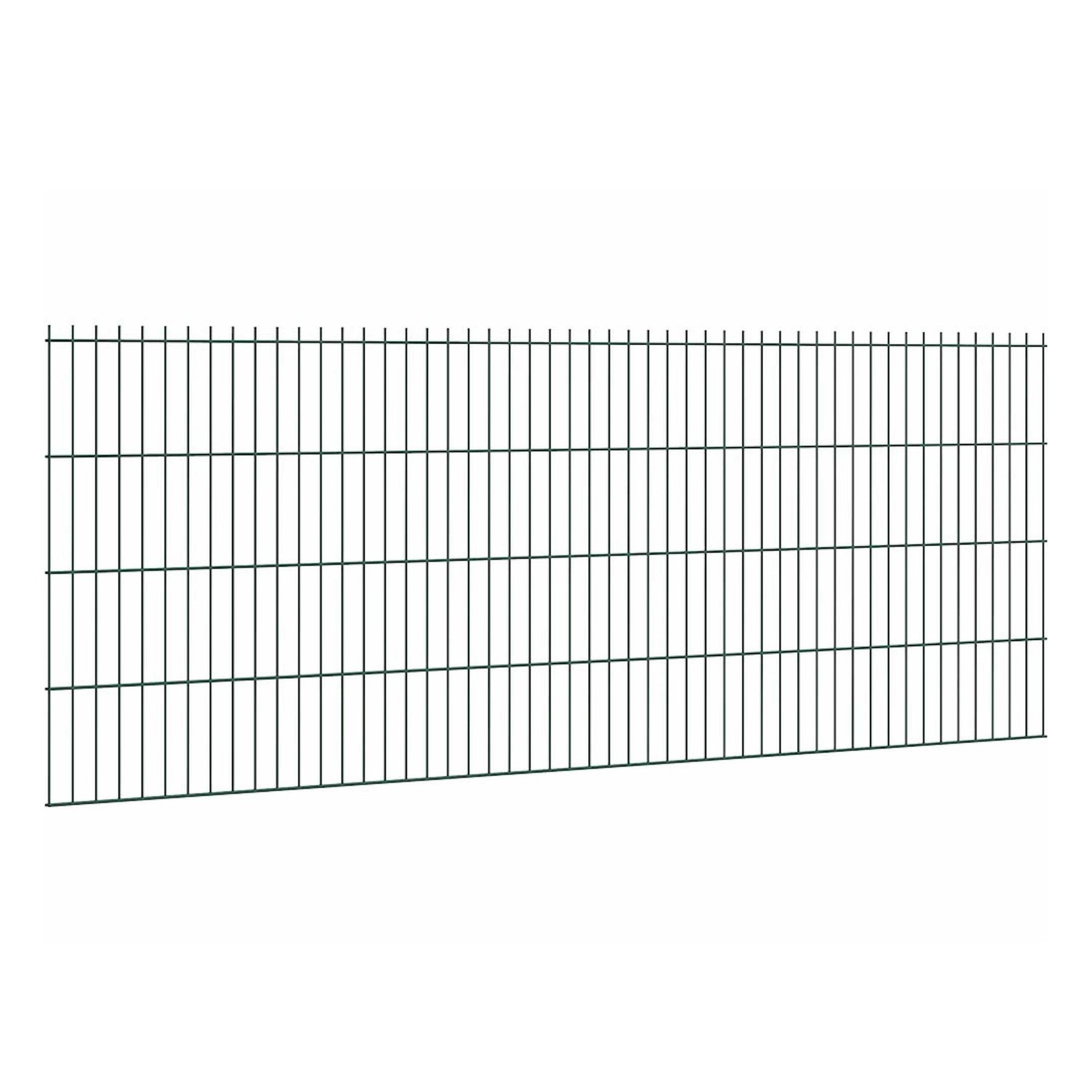 Doppelstabmattenzaun Stärke 6/5/6 Grün 83 x 251 cm Doppelstabmattenzaun Stärke 6/5/6 Grün 83 x 251 cm