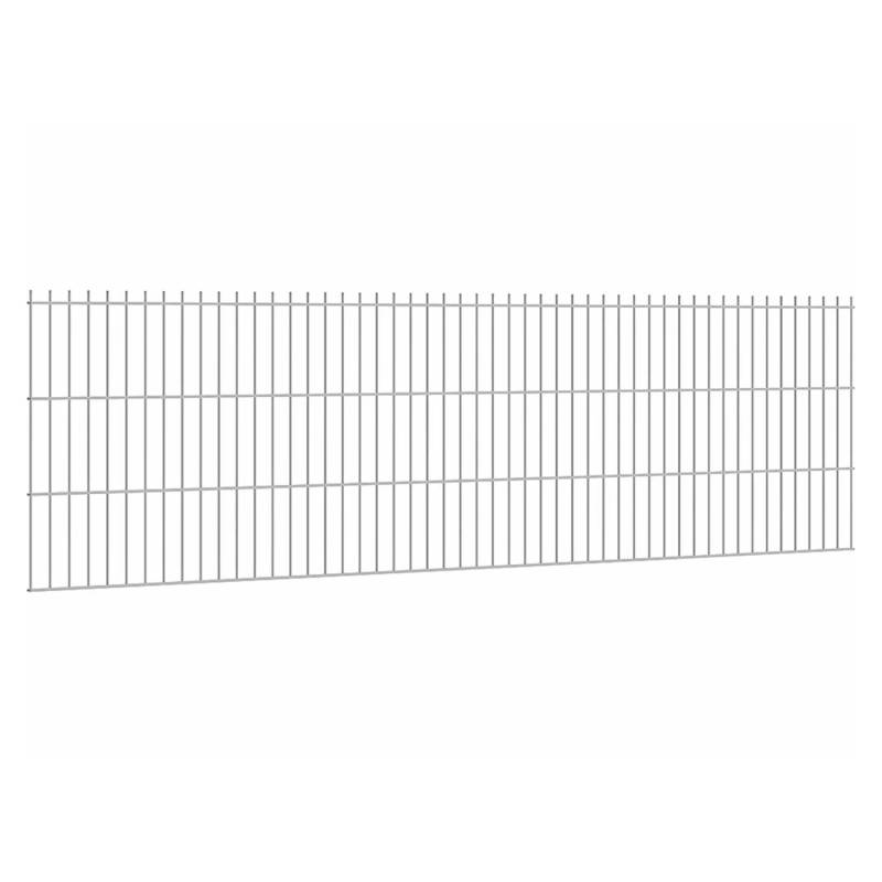 Doppelstabmattenzaun Stärke 6/5/6 Verzinkt 63 x 251 cm