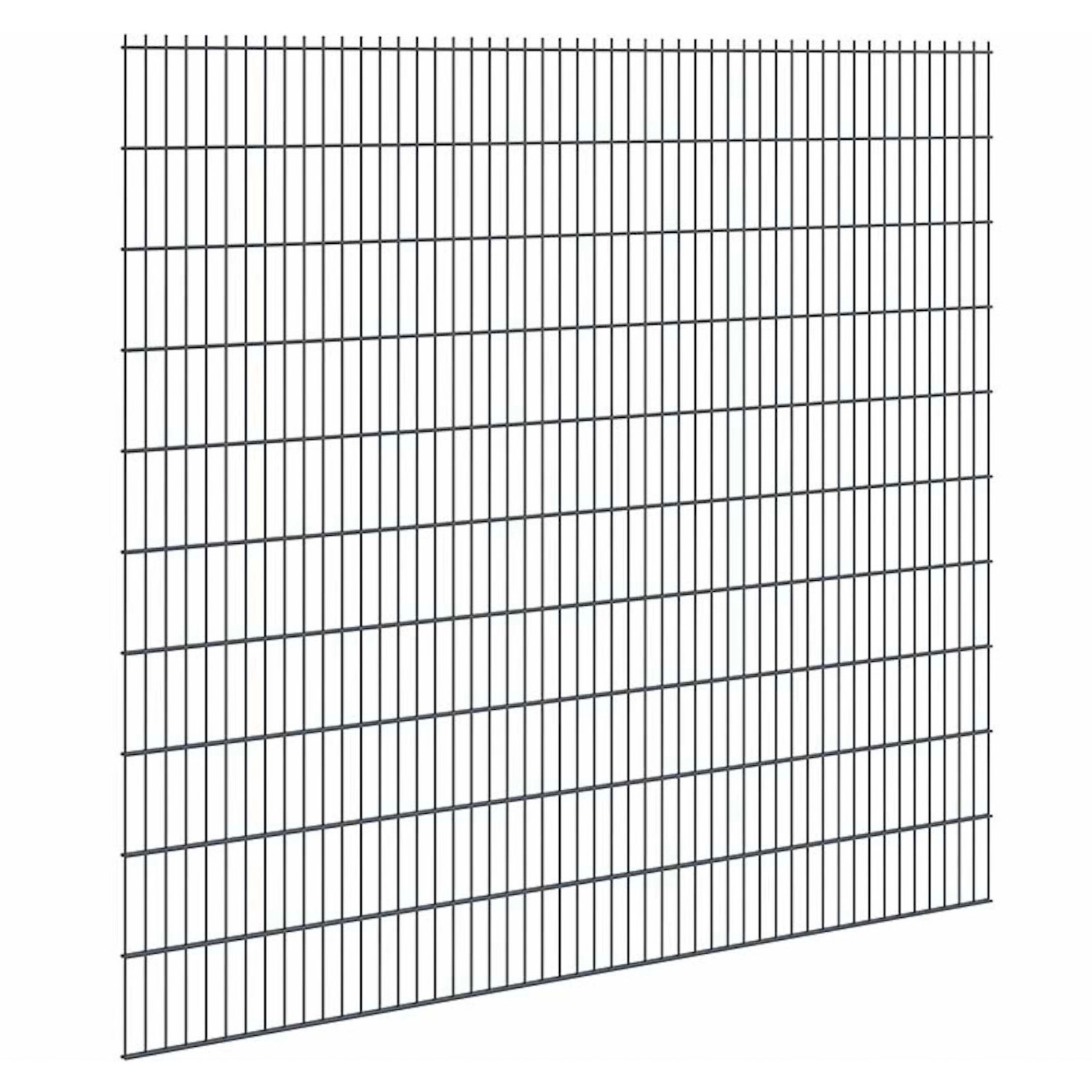Doppelstabmattenzaun Stärke 8/6/8 Anthrazit 203 x 251 cm