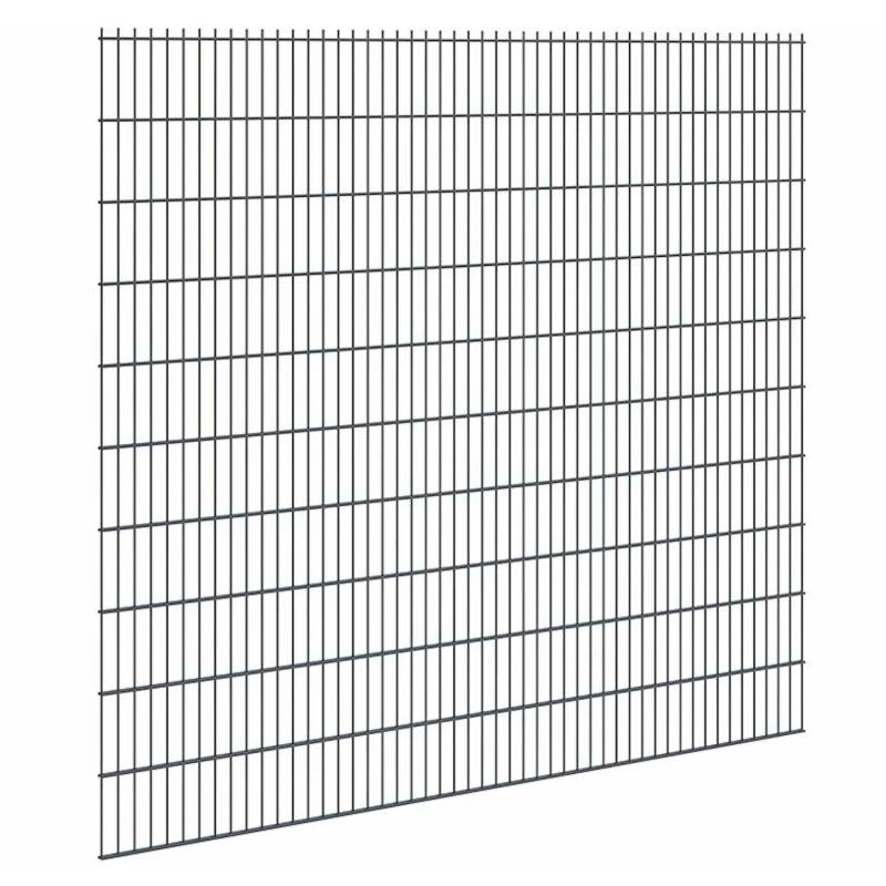 Doppelstabmattenzaun Stärke 8/6/8 Anthrazit 203 x 251 cm