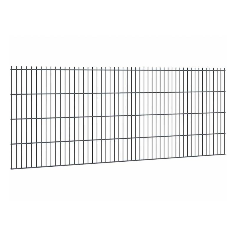 Doppelstabmattenzaun Stärke 8/6/8 Anthrazit 83 x 251 cm