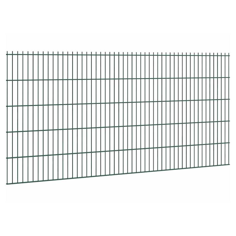 Doppelstabmattenzaun Stärke 8/6/8 Grün 103 x 251 cm