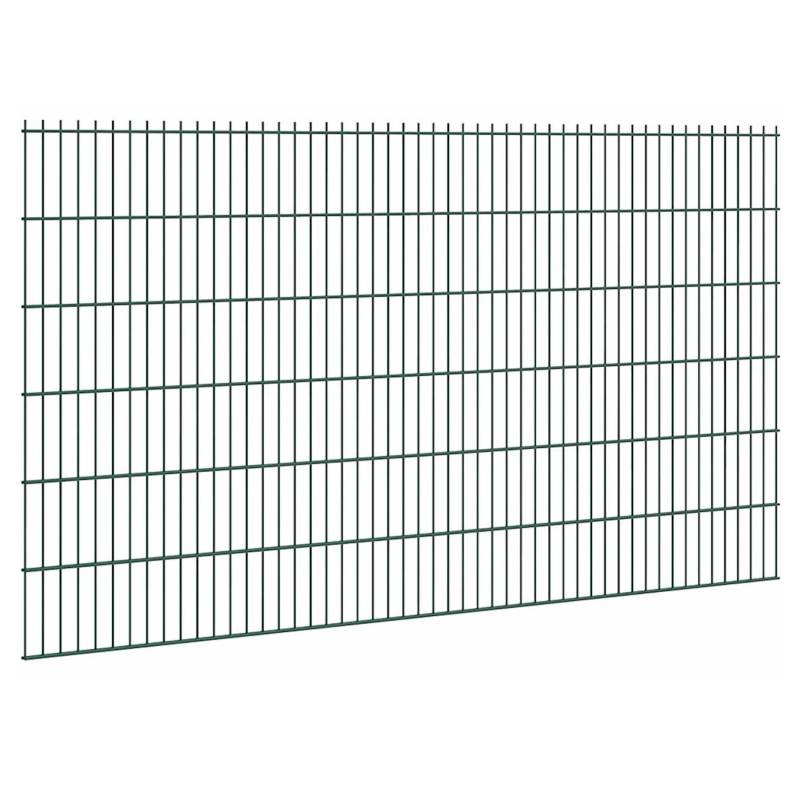Doppelstabmattenzaun Stärke 8/6/8 Grün 123 x 251 cm