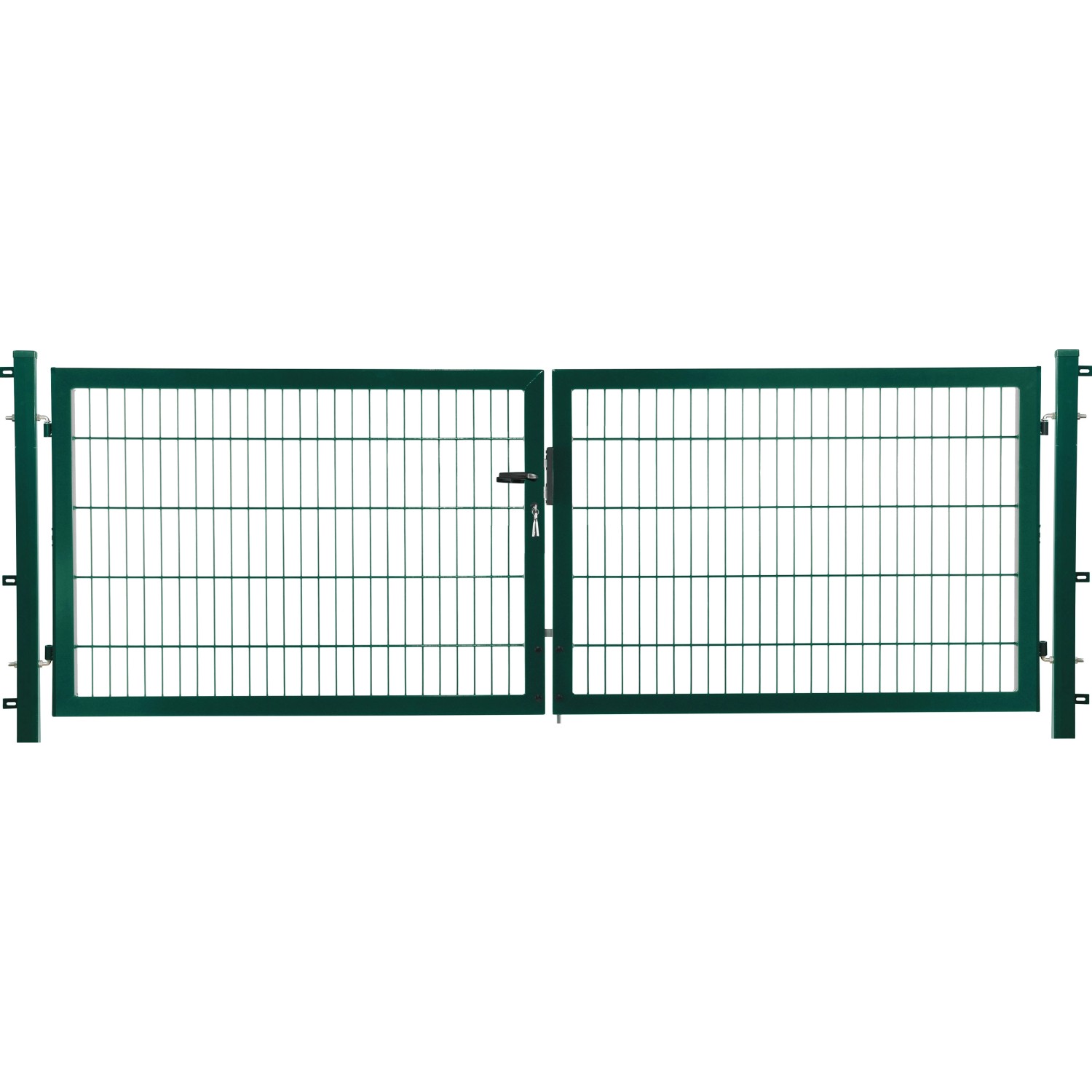 Doppeltor Comfort Einstabmattenfüllung Grün 120 x 300 cm