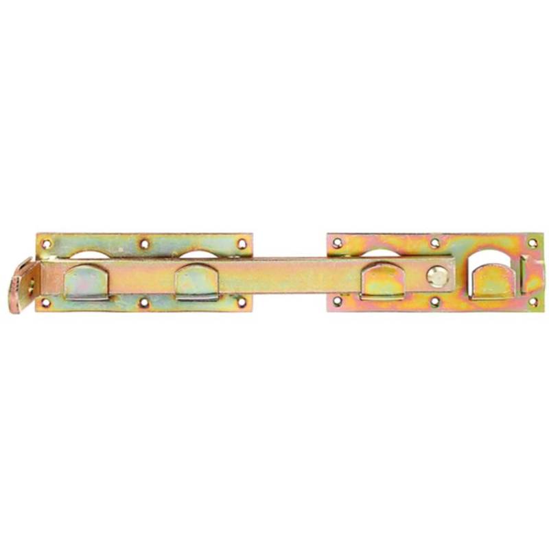 Doppeltor-Überwurf Gelb Verzinkt 420 mm x 70 mm