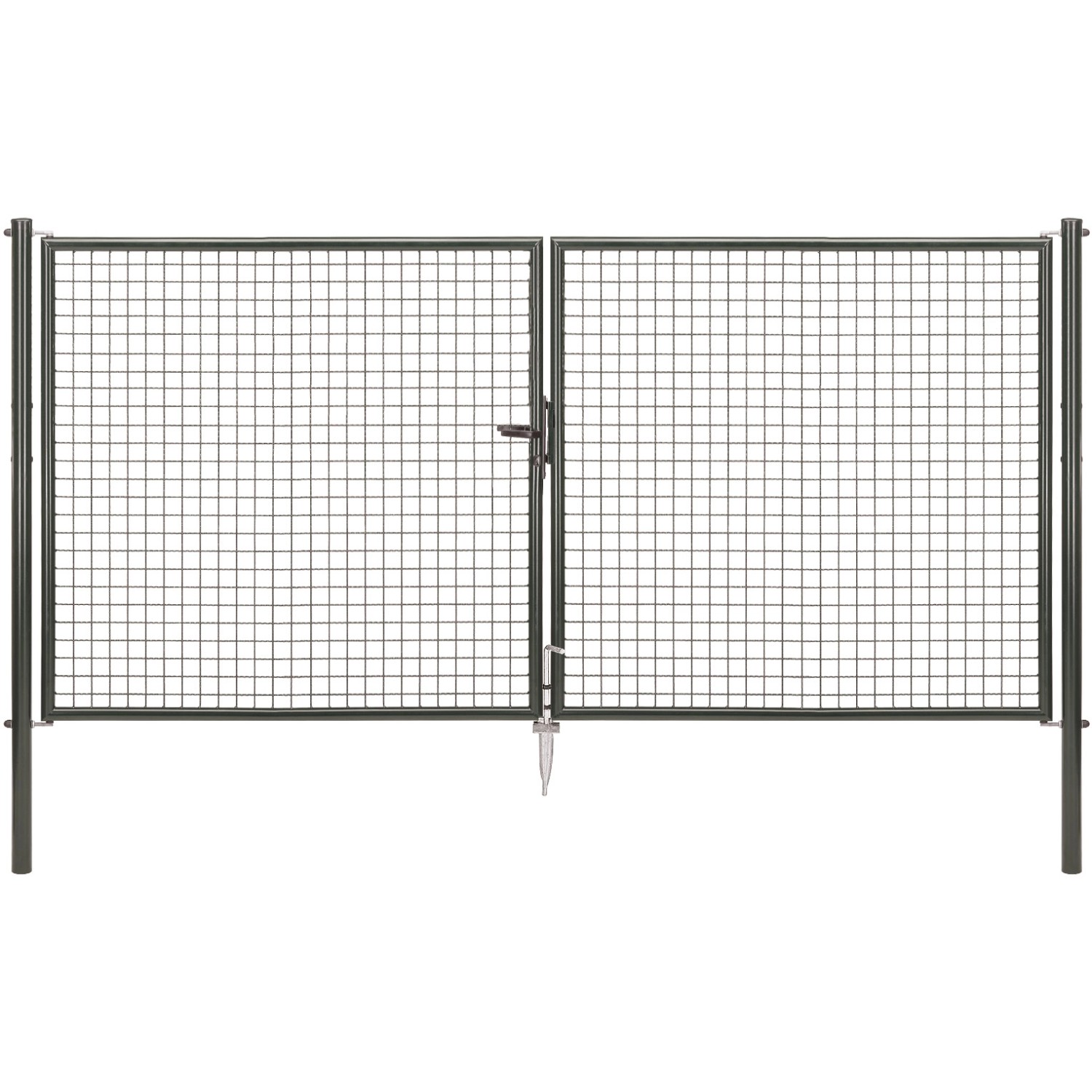 Doppeltor für Maschendraht- u. Fix-Clip Pro-Zaun Anthrazit-Met. 150 x 300 cm Doppeltor für Maschendraht- u. Fix-Clip Pro-Zaun Anthrazit-Met. 150 x 300 cm