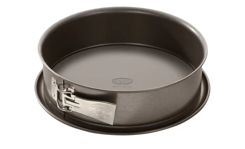 Dr. Oetker Springform  Back-Edition ¦ grau ¦ Stahlblech ¦ Maße (cm): H: 8  Ø: 26 Backen & Zubehör > Backformen - Höffner