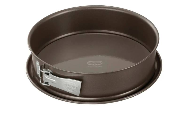Dr. Oetker Springform  Back-Edition ¦ grau ¦ Stahlblech ¦ Maße (cm): H: 8  Ø: 30 Backen & Zubehör > Backformen - Höffner
