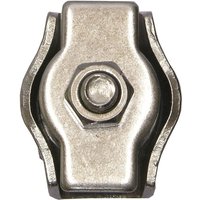 No Brand - Drahtseilklemme Simplex Seilklemme mit Schraube für ø 6mm Drahtseil A4 Edelstahl No Brand - Drahtseilklemme Simplex Seilklemme mit Schraube für ø 6mm Drahtseil A4 Edelstahl von NO BRAND