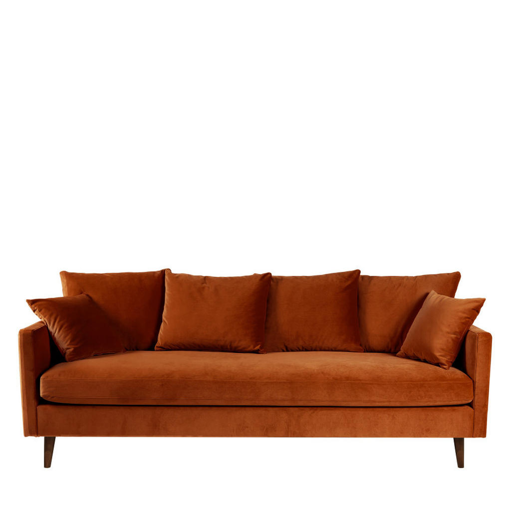 Drawer Bettsofa, Rost, Textil, 233x86x95 cm, Wohnzimmer, Sofas & Couches, Schlafsofas von Drawer