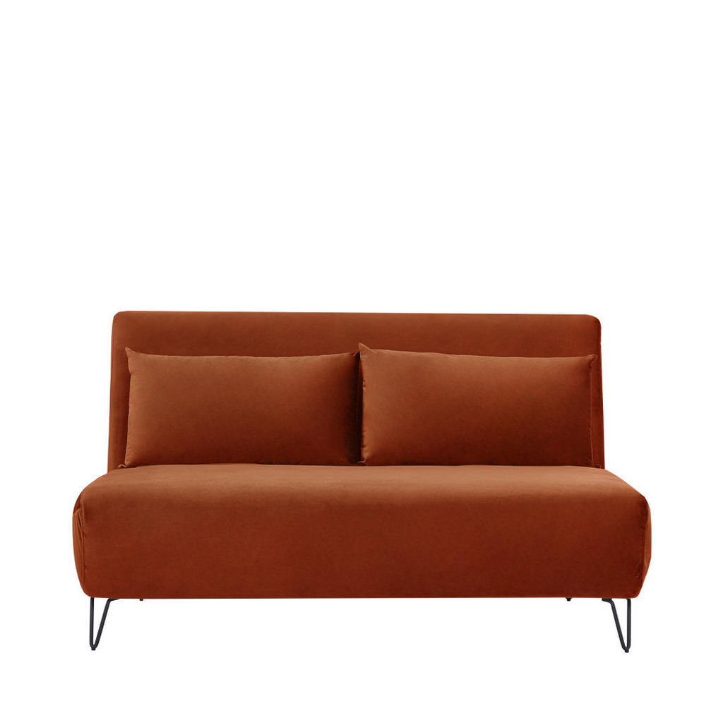 Drawer Bettsofa, Rost, Textil, 141x81x90 cm, Wohnzimmer, Sofas & Couches, Schlafsofas von Drawer