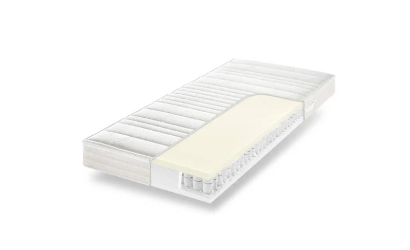 Dreamer Junges Wohnen 7-Zonen-Latex-Tonnentaschenfederkernmatratze  Senso 2 ¦ weiß ¦ Maße (cm): B: 80 H: 20 Matratzen & Zubehör > Matratzenarten > Federkernmatratzen - Möbel Kraft