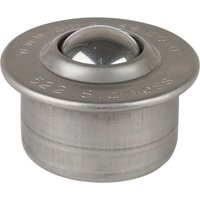 BS ROLLEN Kugelrolle, Stahl, Nirosta, Ø 22 mm, TK 97 kg BS ROLLEN Kugelrolle, Stahl, Nirosta, Ø 22 mm, TK 97 kg von BS ROLLEN