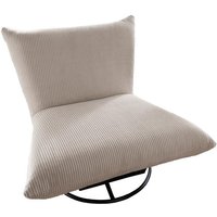 Drehsessel CREMONA Cord Beige