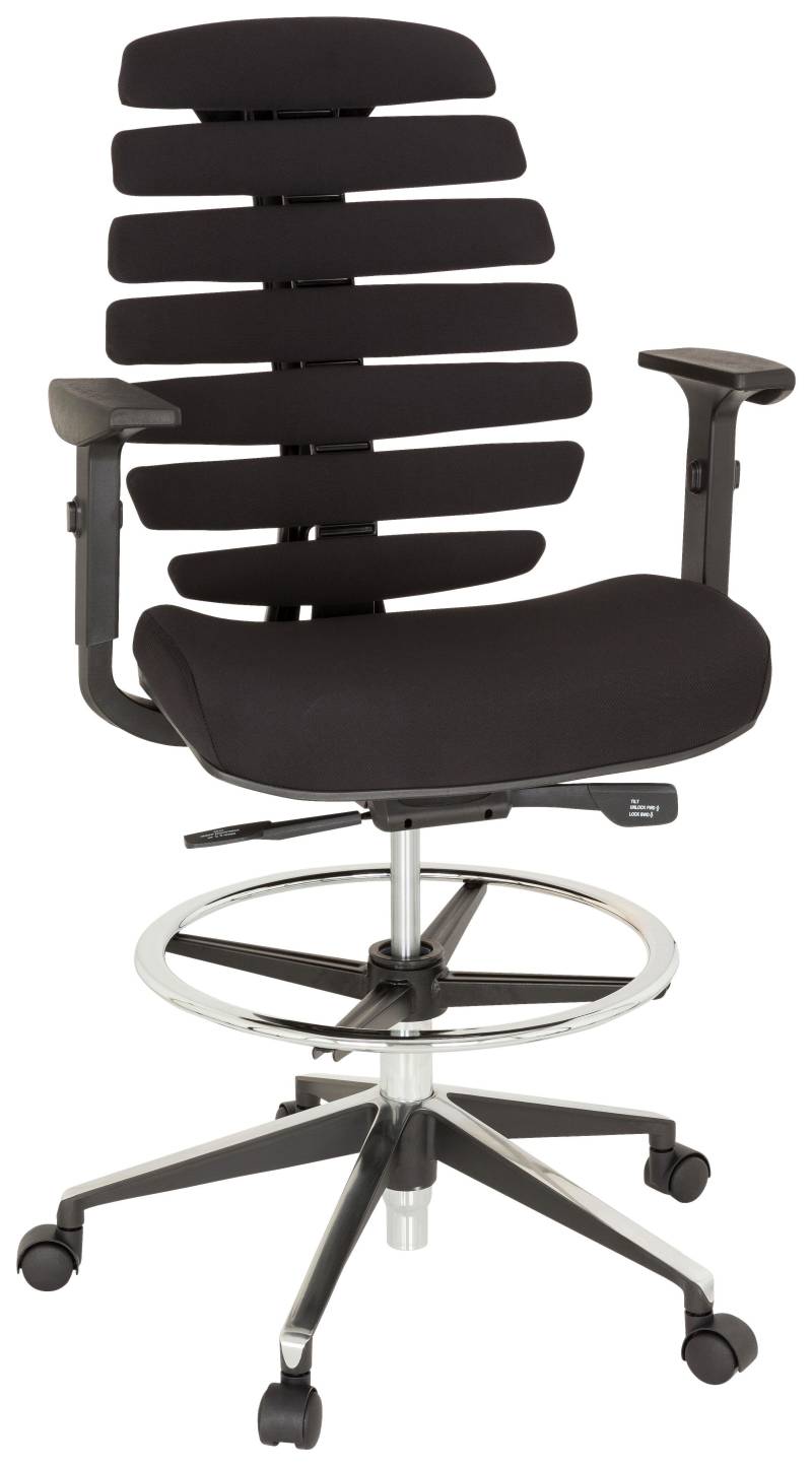 Drehstuhl Ergo Line II Work Schwarz