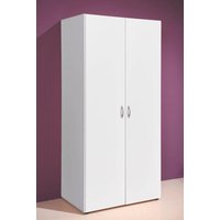 Kleiderschrank klein Weiß BASE 80 cm breit