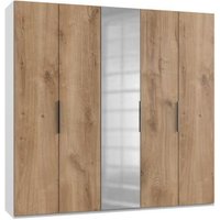 Drehtürenschrank 5trg mit 1 Spiegel LEVEL36 A von WIMEX Braun