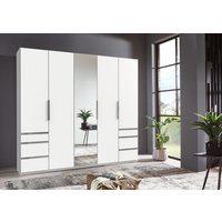 Drehtürenschrank 250 cm mit Spiegel LEVEL36 A von WIMEX Weiß