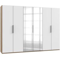 Drehtürenschrank 6trg mit 2 Spiegel LEVEL36 A von WIMEX Weiß