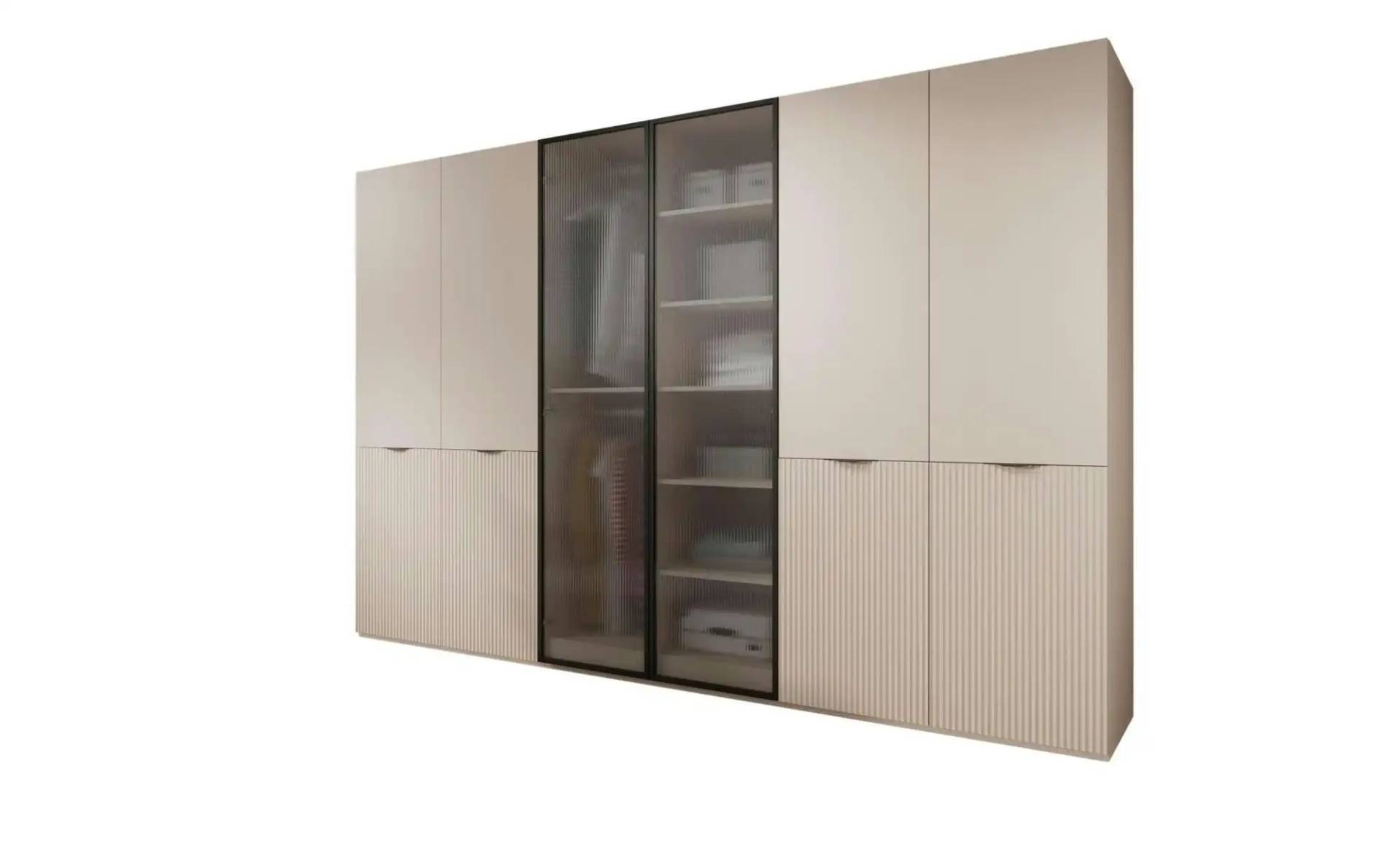 Drehtürenschrank 6 türig Sandbox ¦ beige ¦ Maße (cm): B: 303 H: 200 Schränke > Kleiderschränke > Drehtürenschränke - Höffner
