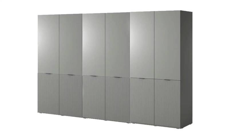 Drehtürenschrank  Sandbox ¦ grau ¦ Maße (cm): B: 303 H: 200 Schränke > Kleiderschränke > Drehtürenschränke - Höffner