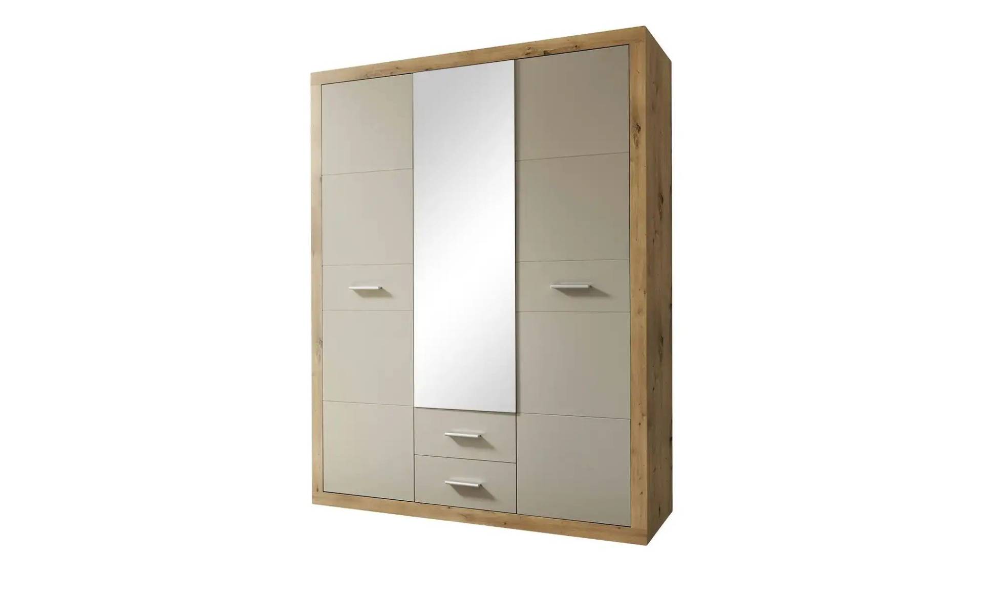 Drehtürenschrank  Stroud ¦ beige ¦ Maße (cm): B: 151 H: 198 T: 55.0 Schränke > Kleiderschränke > Drehtürenschränke - Höffner