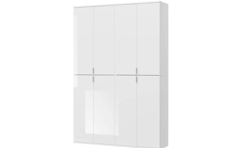 Mehrzweckschrank-Set   ¦ weiß ¦ Maße (cm): B: 122 H: 193 T: 34.0 Garderoben & Kleiderstangen > Garderobenschränke - Möbel Kraft