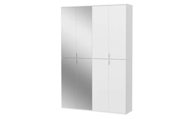 Mehrzweckschrank-Set   ¦ weiß ¦ Maße (cm): B: 122 H: 193 T: 34.0 Garderoben & Kleiderstangen > Garderobenschränke - Möbel Kraft