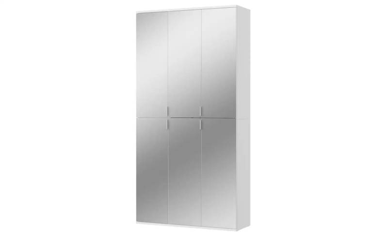 Garderobenschrank   ¦ weiß ¦ Maße (cm): B: 91 H: 193 T: 34.0 Garderoben & Kleiderstangen > Garderobenschränke - Möbel Kraft