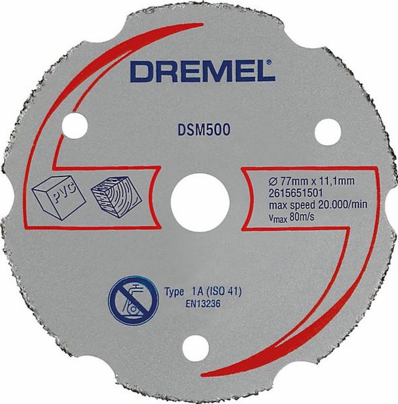 Dremel DREMEL® DSM20 Mehrzweck-Karbidtrennscheibe, DSM500 2615S500JB von Dremel