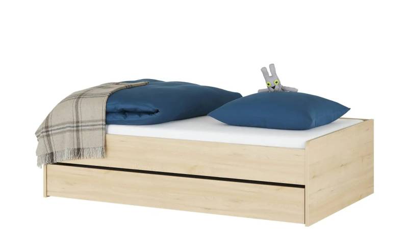 Duobett  Grow Up ¦ holzfarben ¦ Maße (cm): B: 127 H: 54,5 Betten > Bettgestelle - Höffner