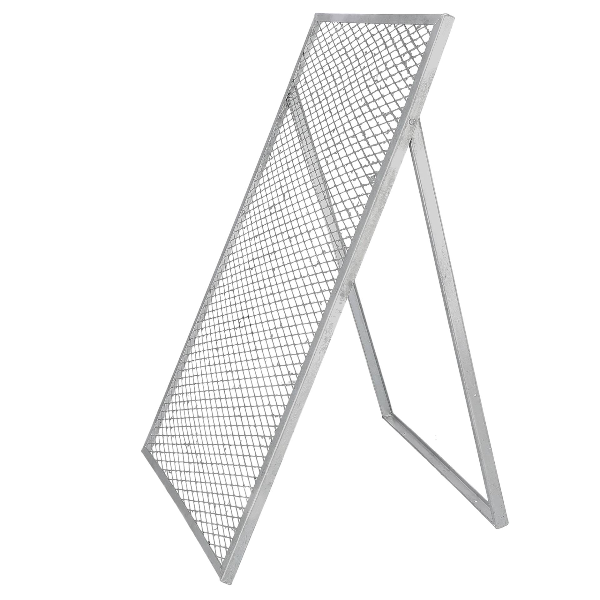 Durchwurfsieb silber 100 x 60 cm