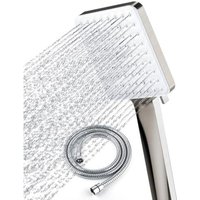 Duschkopf mit 1,5m Schlauch, mit Brausekopf, 6 Strahlarten, gold Duschkopf mit 1,5m Schlauch, mit Brausekopf, 6 Strahlarten, gold von VHV