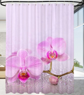 Duschvorhang Blooming 180 x 200 cm