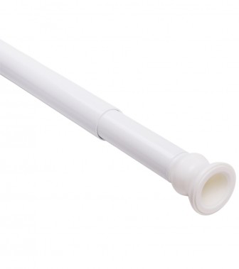 Duschvorhangstange Weiß 120-220cm