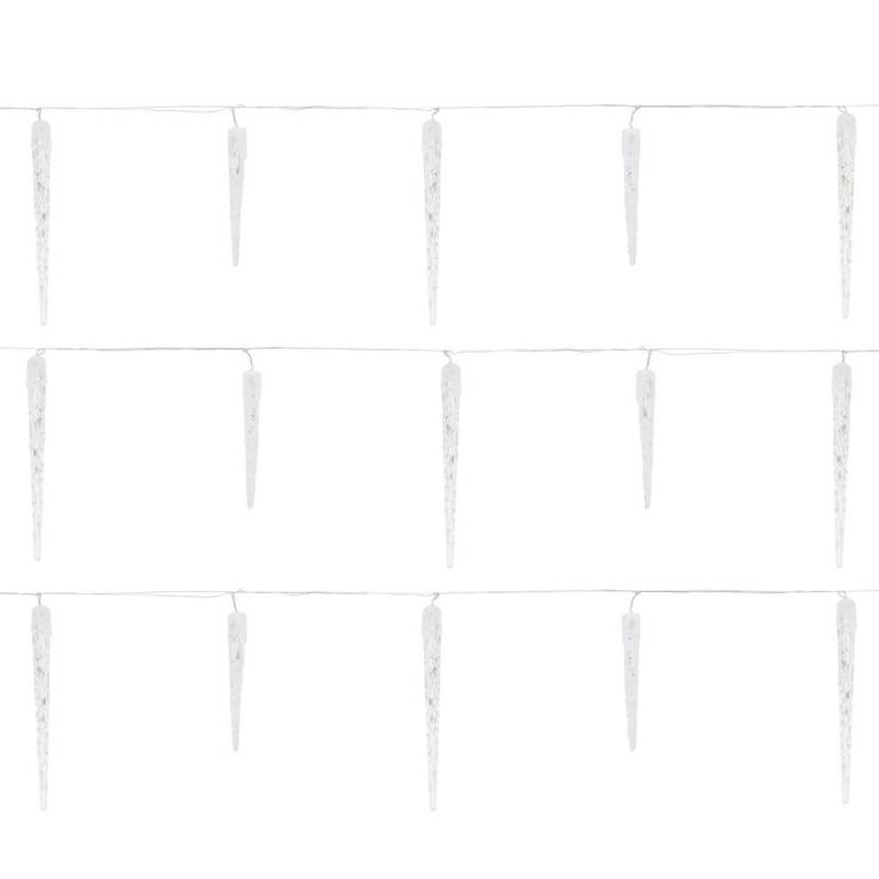 ECD-Germany LICHTERKETTE Weiß