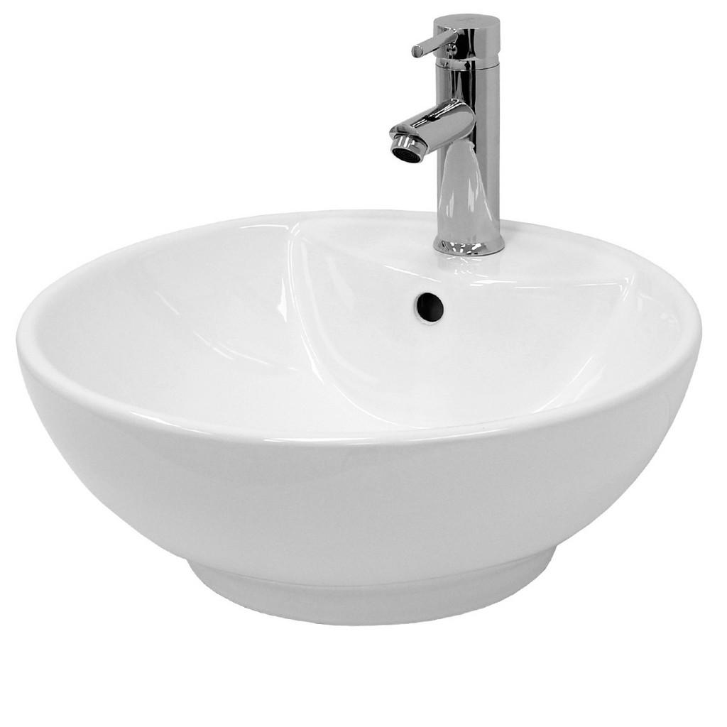 ECD-Germany WASCHBECKEN Weiß